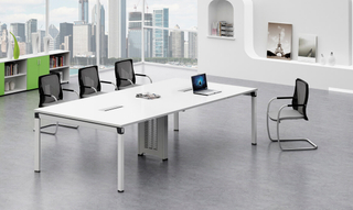 现代设计白色木制办公家具桌（HC-84A）