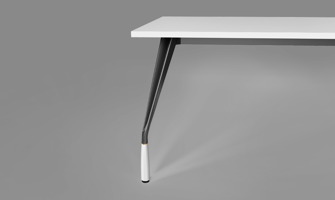 白色灰色压铸铝办公配件办公桌框架腿（HC-87）