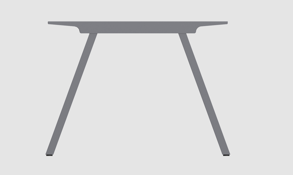 灰色流行铝制办公家具桌架（HC-Karen）