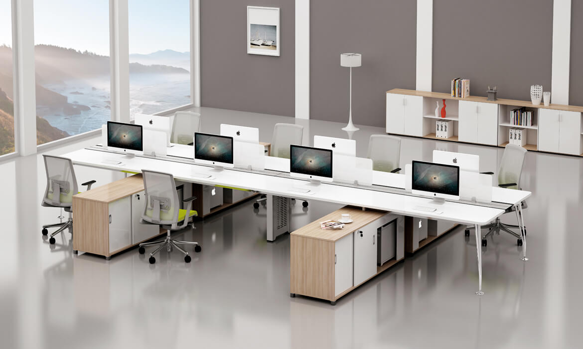组合式家具桌子矩形办公室工作站（HC-85）