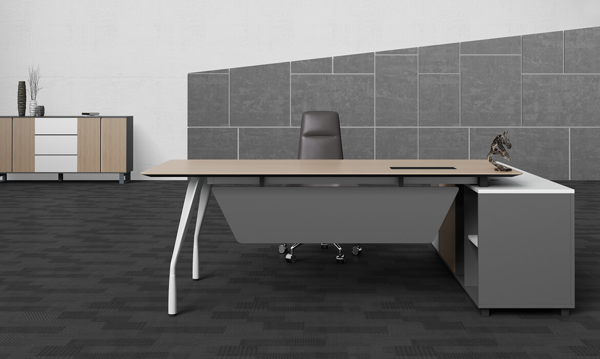 时尚简约设计L型经理办公电脑桌（HC-87）