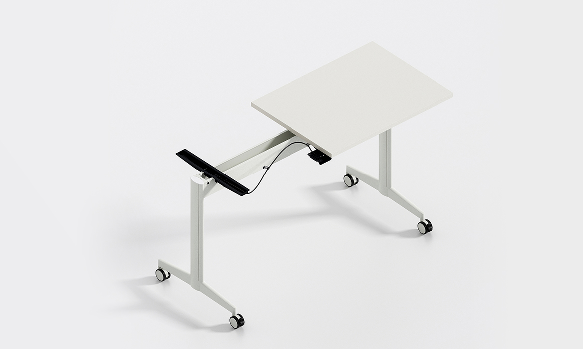 现代可调节高度的办公桌折叠培训桌（HC-100）